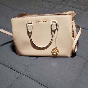 Michael Kors Beige Satchel Bag